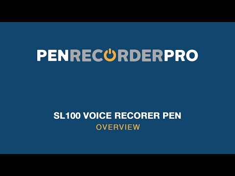 SL100 Voice Recorder Pen - Professional Recording Pen 