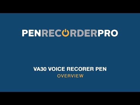 VA30 Voice Recorder Pen - 30-Day Battery Professional Recording Pen