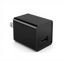 RecorderGear RG50 USB charger hidden camera, 1080p WiFi monitoring front view