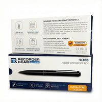 SL100 pen recorder clip mechanism 4GB storage