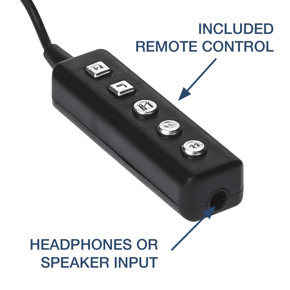 Remote control playback feature wired earbuds