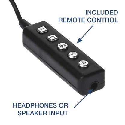 Remote control playback feature wired earbuds